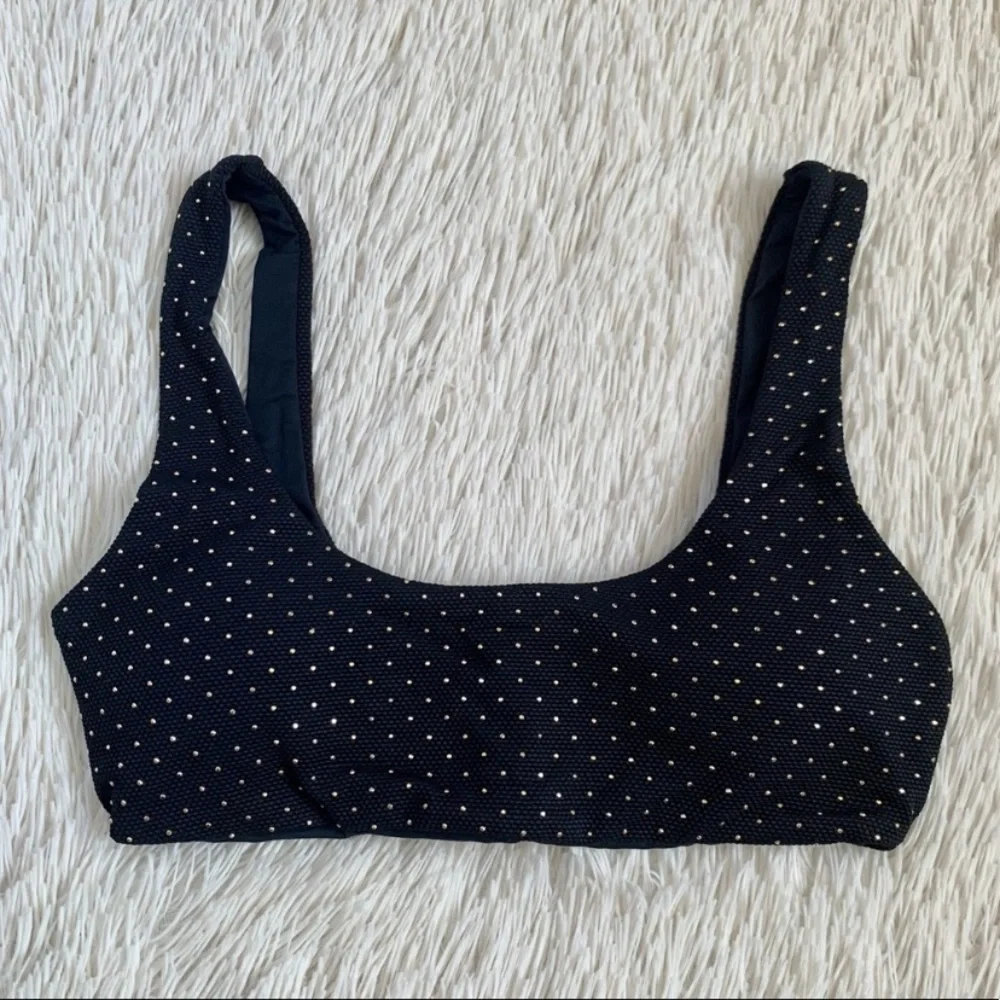 L*Space Black Studded Lizzie Bikini Top•NWT - Picture 4 of 7